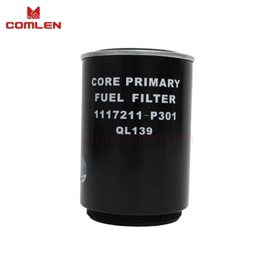 Filter grubog dizelskog goriva za 4HK1/4JJ1 — Isuzu 700P, ELF, NLR, NMR, NPR, NQR, NNR — OEM 5876102200 / 1117211-P301 / 8980959830